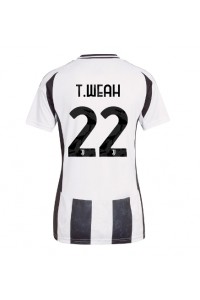 Juventus Timothy Weah #22 Fotballdrakt Hjemme Klær Dame 2024-25 Korte ermer